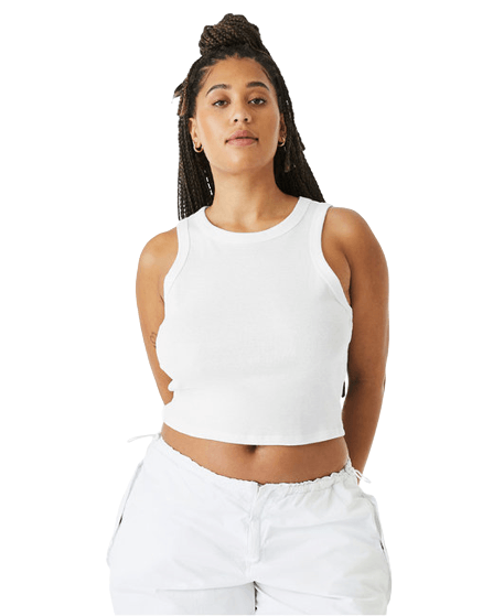 Bella + Canvas Ladies' Micro Ribbed Racerback Tank 1019 - Dresses Max