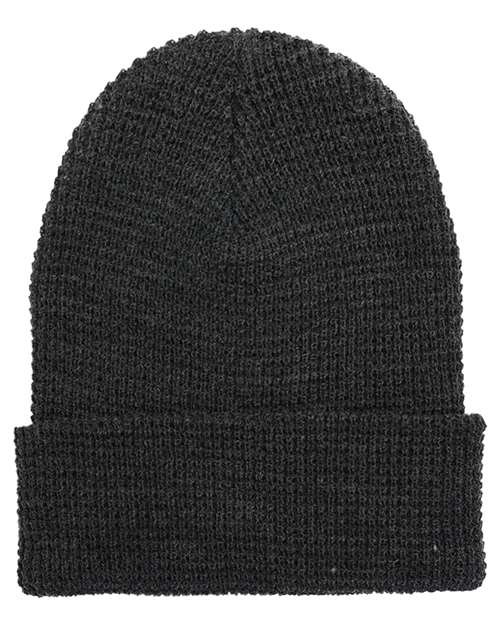 Yupoong Waffle Cuffed Knit Beanie 2501KC