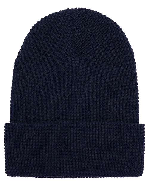 Yupoong Waffle Cuffed Knit Beanie 2501KC
