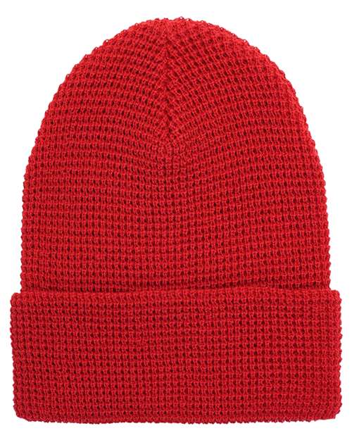 Yupoong Waffle Cuffed Knit Beanie 2501KC