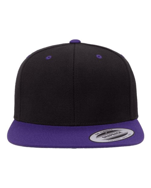 Yupoong Premium Flat Bill Snapback Cap 6089M