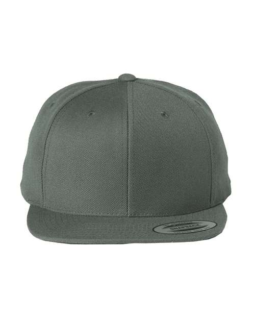Yupoong Premium Flat Bill Snapback Cap 6089M