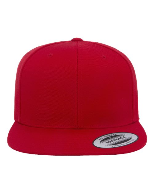 Yupoong Premium Flat Bill Snapback Cap 6089M