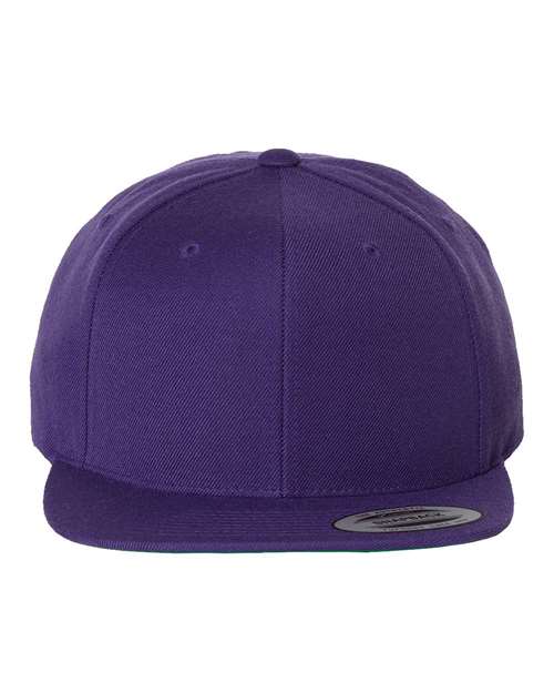 Yupoong Premium Flat Bill Snapback Cap 6089M