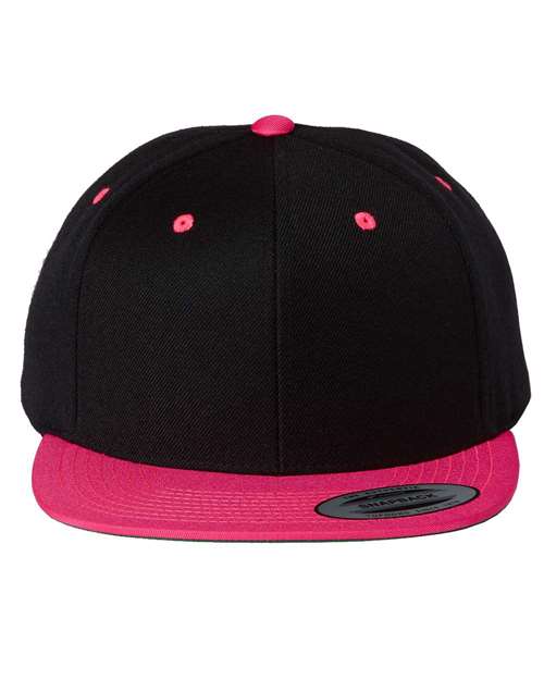 Yupoong Premium Flat Bill Snapback Cap 6089M