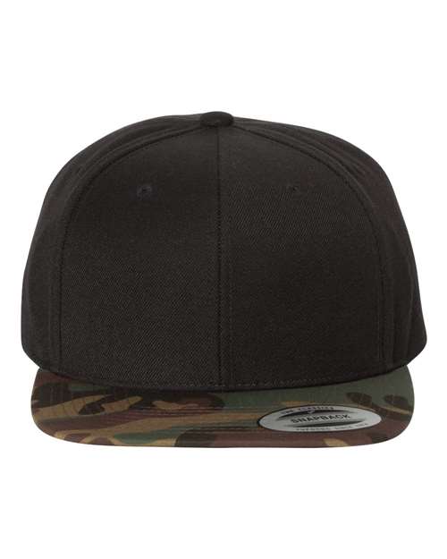 Yupoong Premium Flat Bill Snapback Cap 6089M