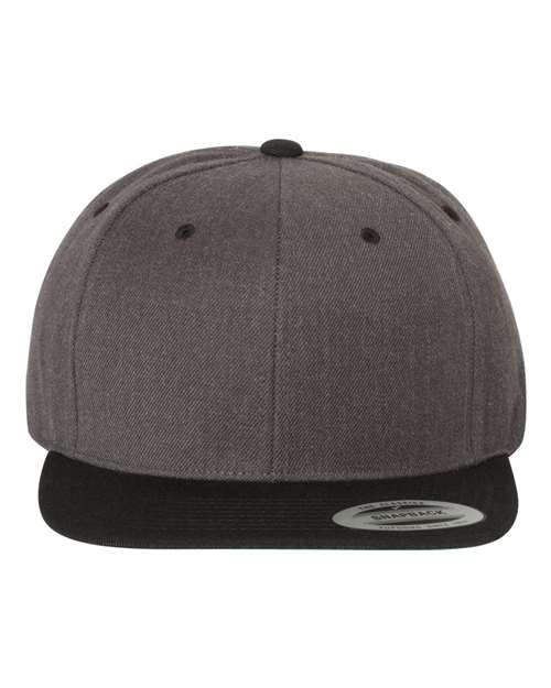 Yupoong Premium Flat Bill Snapback Cap 6089M