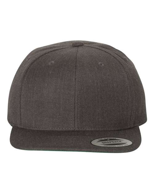 Yupoong Premium Flat Bill Snapback Cap 6089M