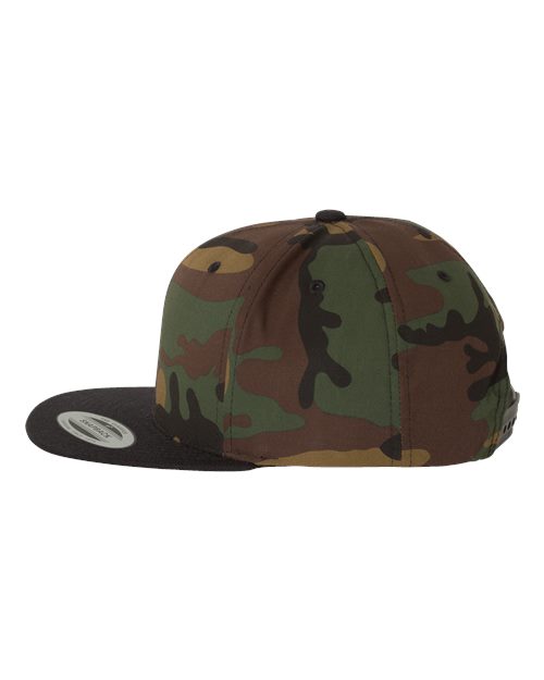 Premium Flat Bill Snapback Cap 6089M
