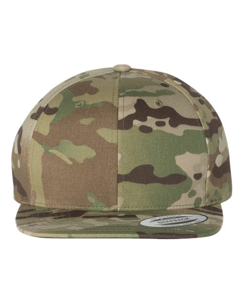 Yupoong Premium Flat Bill Snapback Cap 6089M