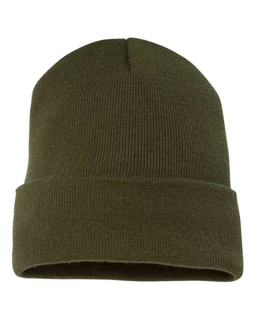 Yupoong Adult Cuffed Knit Beanie 1501KC