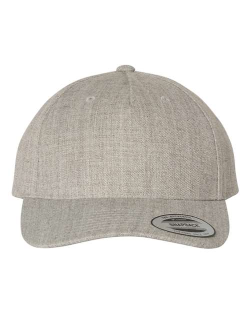 Yupoong Premium Five-Panel Curved Visor Snapback Cap 5789M