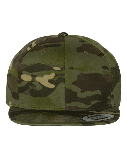 Yupoong Premium Flat Bill Snapback Cap 6089M