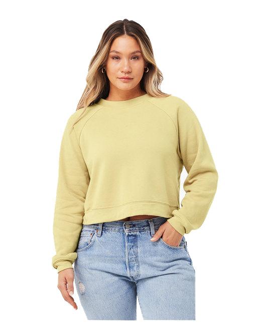 Bella + Canvas Ladies' Raglan Pullover Fleece B7505 - Dresses Max
