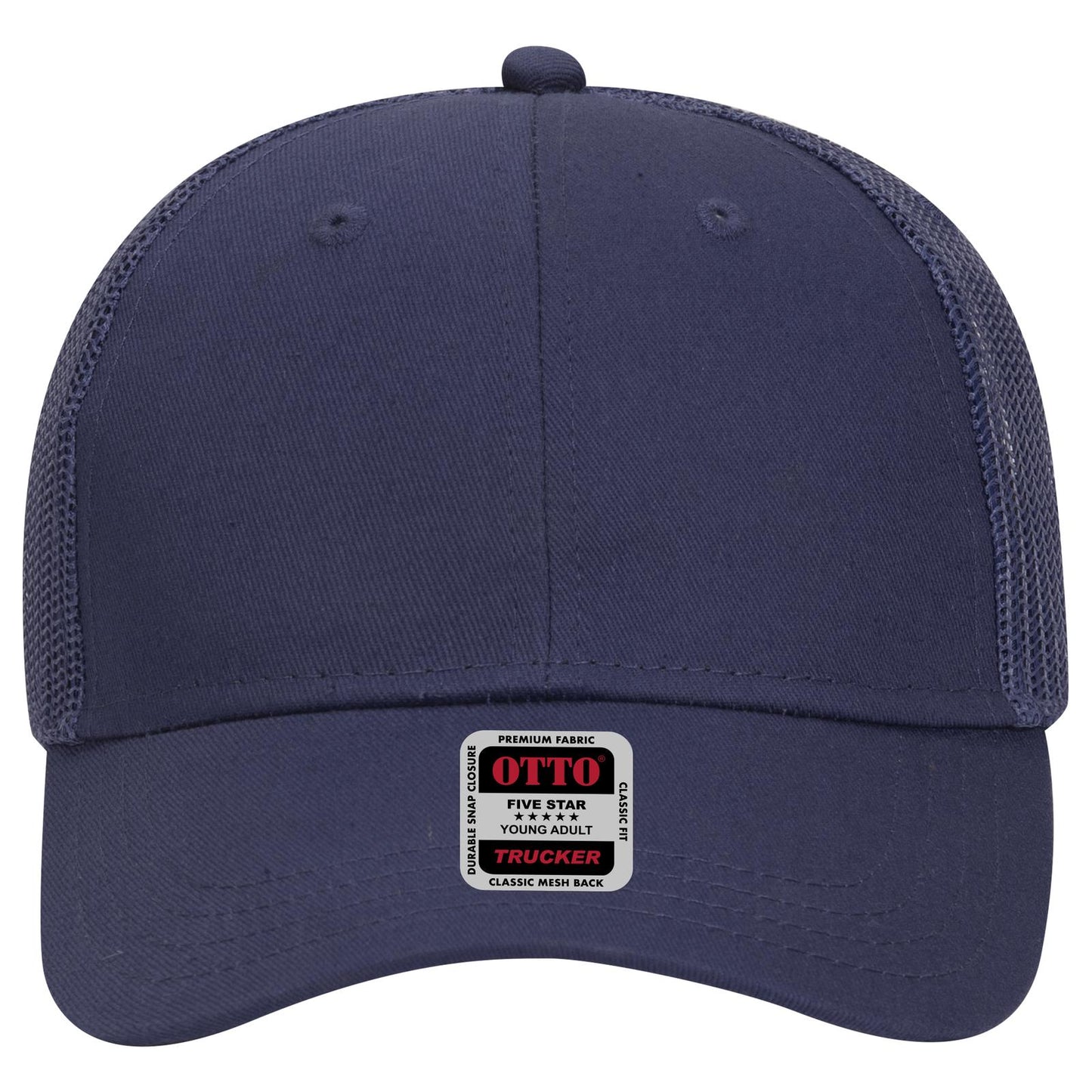 OTTO CAP 6 Panel Low Profile Mesh Back Trucker Hat