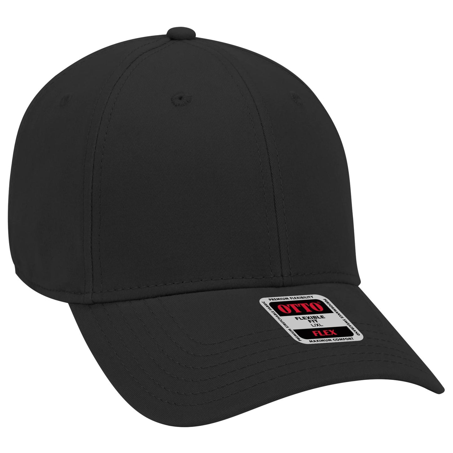 OTTO CAP "OTTO FLEX" Fitted 6 Panel Low Profile Baseball Cap