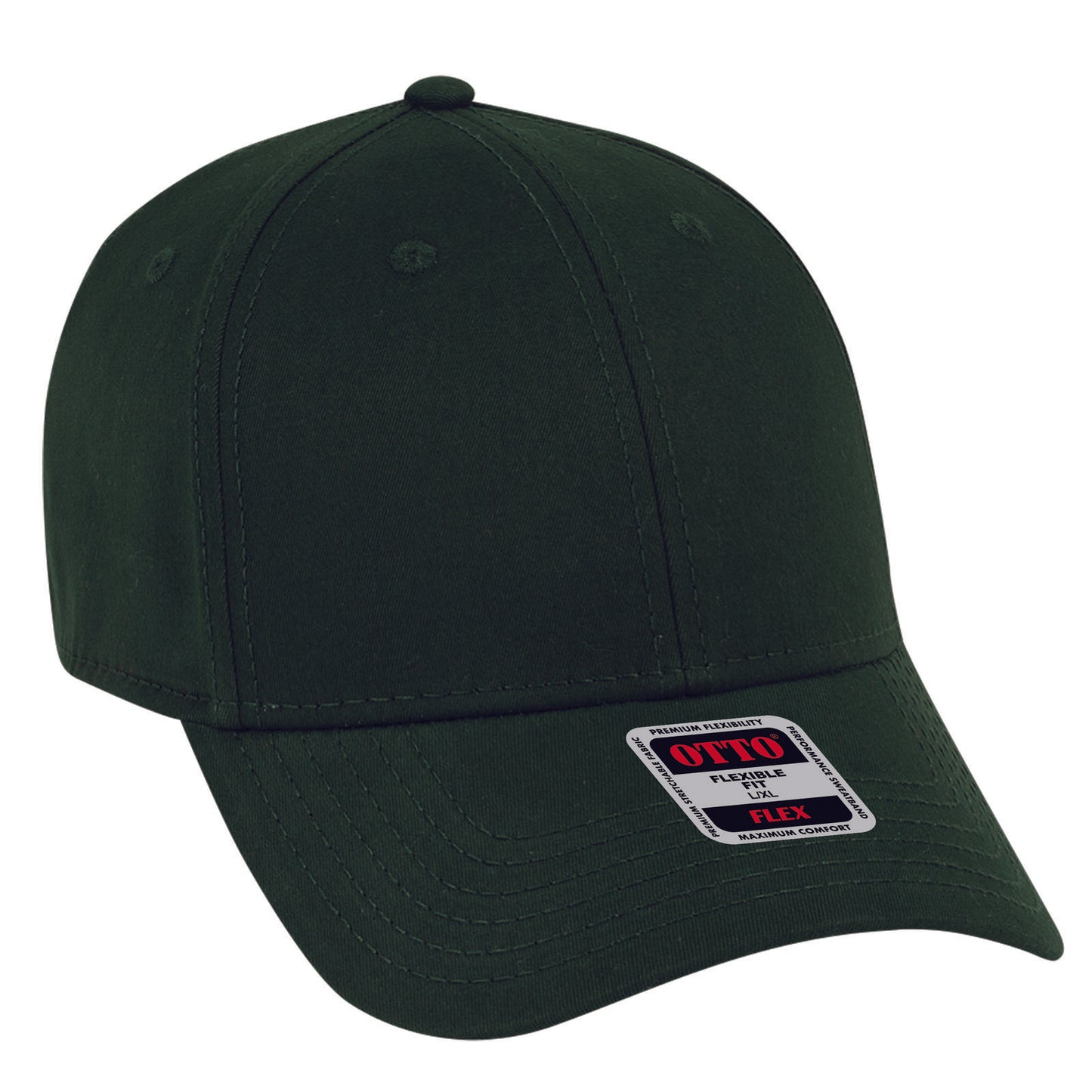 OTTO CAP "OTTO FLEX" Fitted 6 Panel Low Profile Baseball Cap
