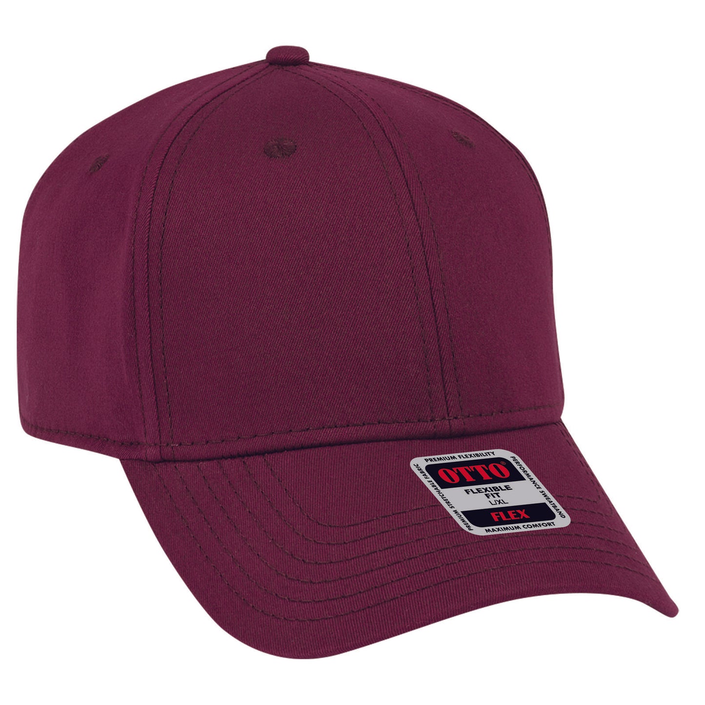 OTTO CAP "OTTO FLEX" Fitted 6 Panel Low Profile Baseball Cap