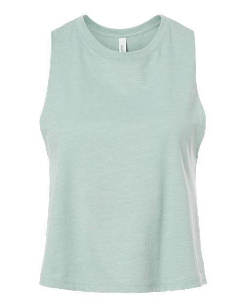 BELLA + CANVAS Women's Racerback Crop Tank 6682 - Dresses Max