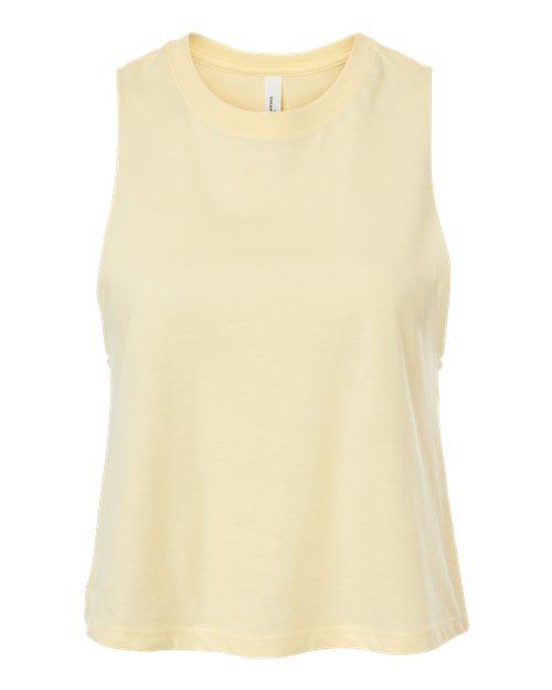 BELLA + CANVAS Women's Racerback Crop Tank 6682 - Dresses Max