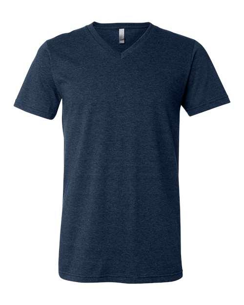BELLA + CANVAS Heather CVC V-Neck Tee 3005CVC - Dresses Max