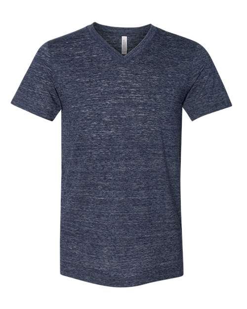 BELLA + CANVAS Textured Jersey V-Neck Tee 3655 - Dresses Max