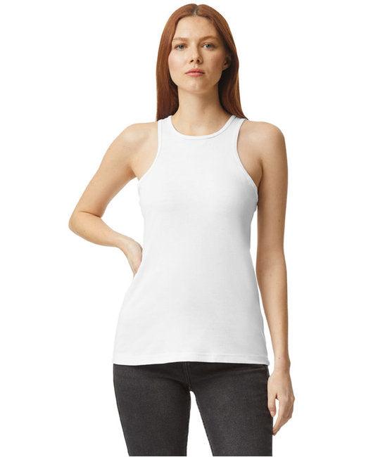 American Apparel Ladies' CVC Racerneck Tank 101CVC - Dresses Max