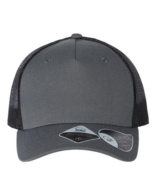 Atlantis Headwear Sustainable Five-Panel Trucker Cap ZION - Dresses Max