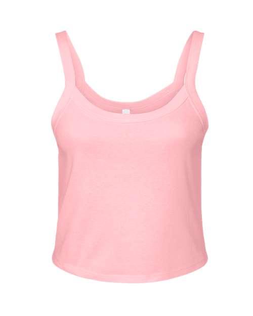 BELLA + CANVAS Women's Micro Rib Spaghetti Strap Tank 1012 - Dresses Max
