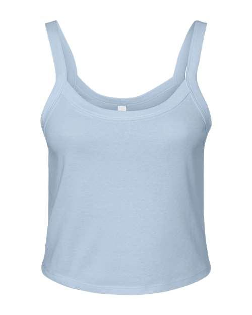 BELLA + CANVAS Women's Micro Rib Spaghetti Strap Tank 1012 - Dresses Max