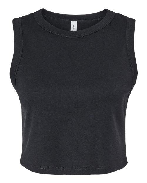 BELLA + CANVAS Women's Micro Rib Muscle Crop Tank 1013 - Dresses Max