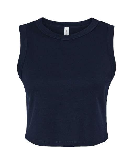 BELLA + CANVAS Women's Micro Rib Muscle Crop Tank 1013 - Dresses Max