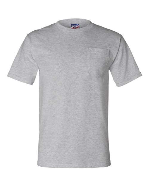 Bayside Union-Made T-Shirt with a Pocket 3015 - Dresses Max