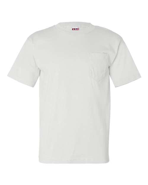 Bayside USA-Made T-Shirt with a Pocket 7100 - Dresses Max