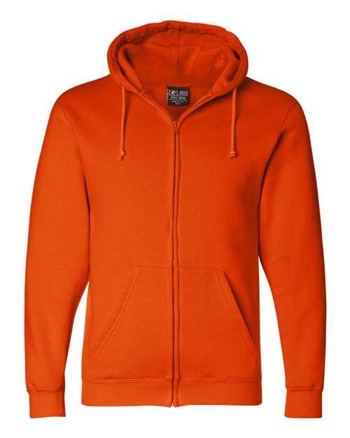 Bayside USA-Made Full-Zip Hooded Sweatshirt 900 - Dresses Max