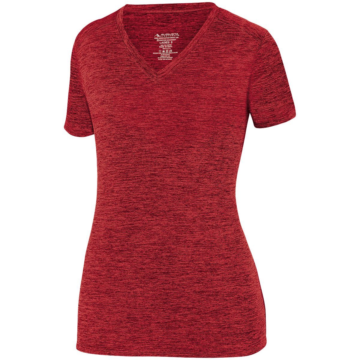 Ladies Intensify Black Heather Training Tee 2952