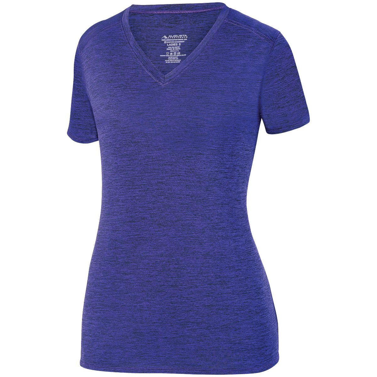 Ladies Intensify Black Heather Training Tee 2952