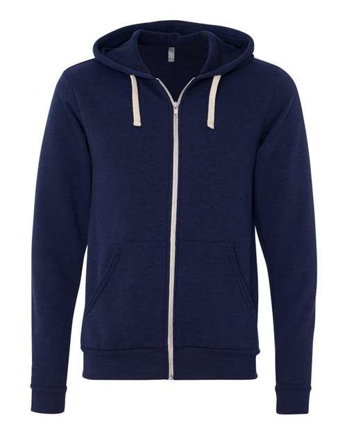 BELLA + CANVAS Triblend Sponge Fleece Full-Zip Hoodie 3909 - Dresses Max