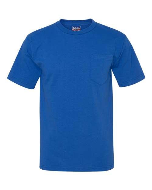 Bayside Union-Made T-Shirt with a Pocket 3015 - Dresses Max