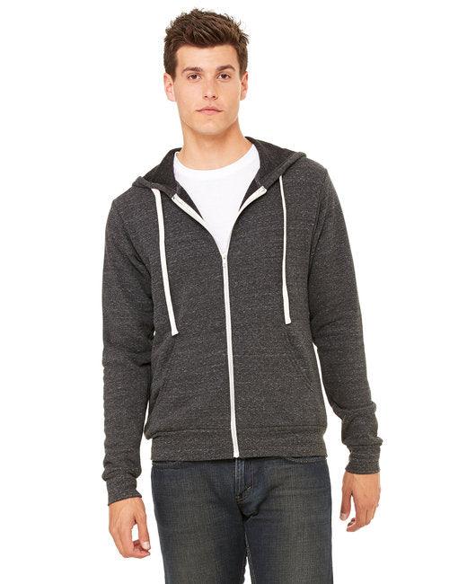 Bella + Canvas Unisex Triblend Sponge Fleece Full-Zip Hoodie 3909 - Dresses Max