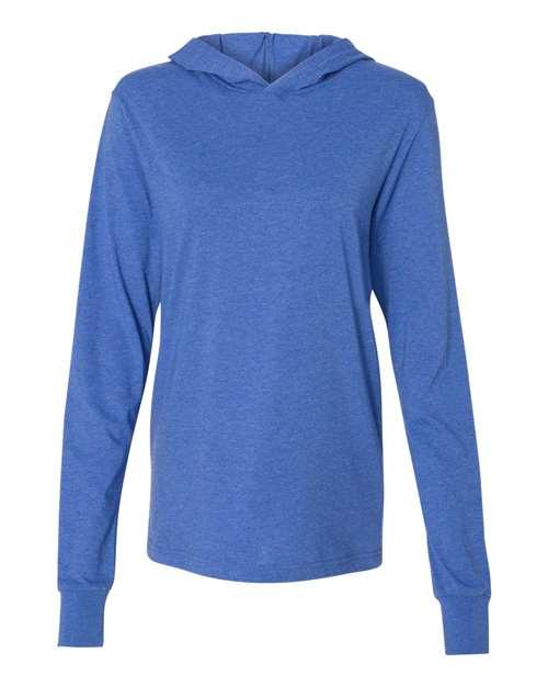 BELLA + CANVAS Jersey Hooded Long Sleeve Tee 3512 - Dresses Max