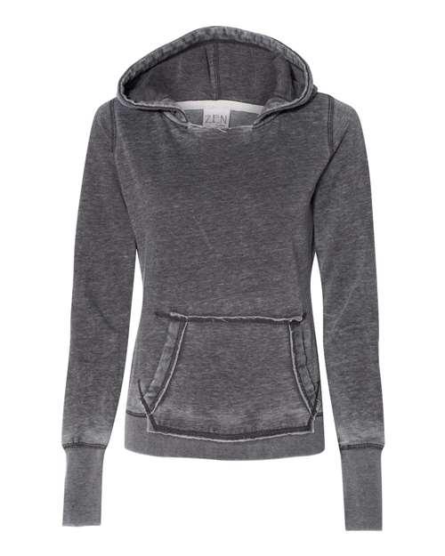 J. America Women's Zen Fleece Hooded Sweatshirt 8912 - Dresses Max