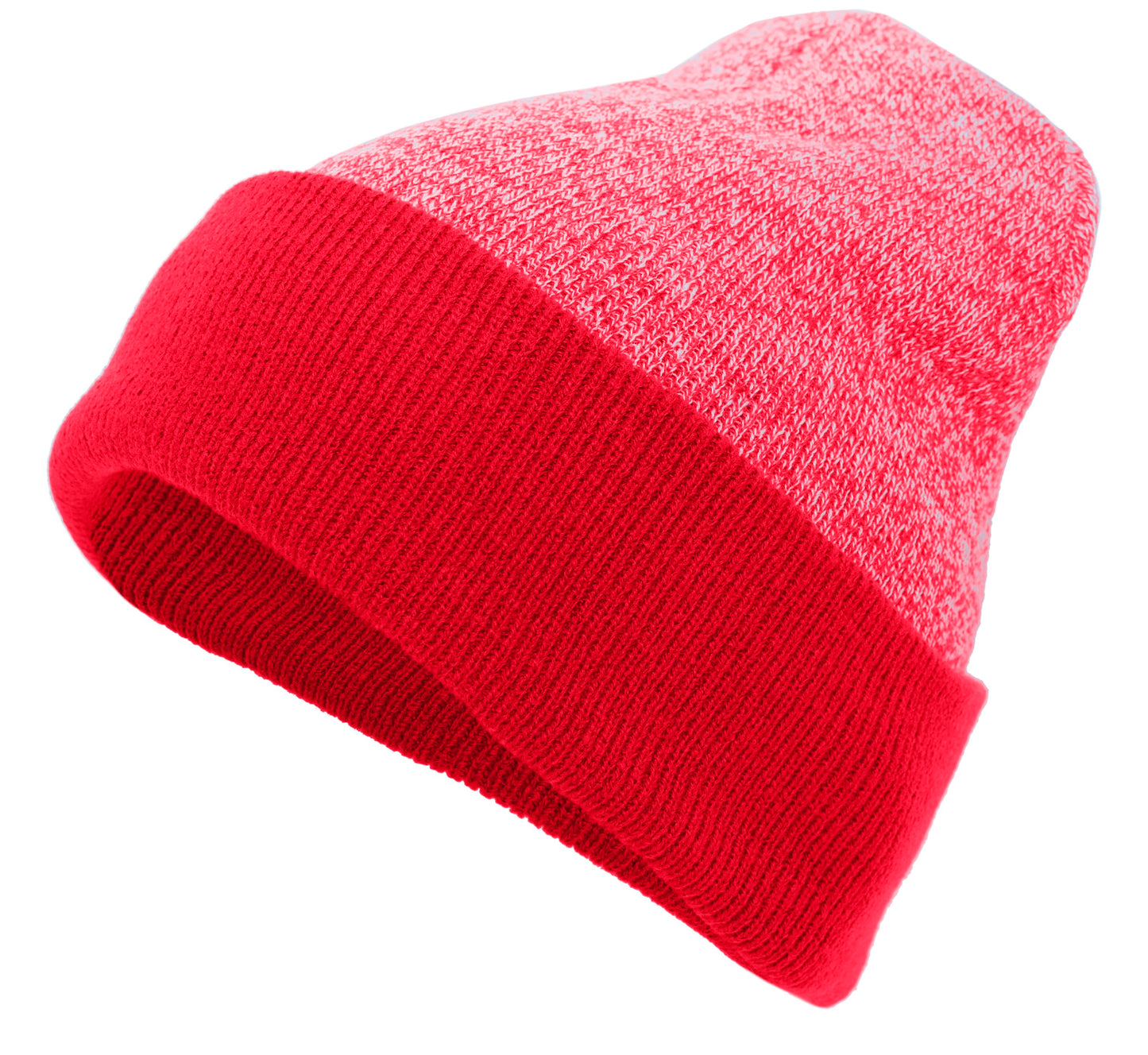 Heather Two-Tone Cuff Beanie 651K