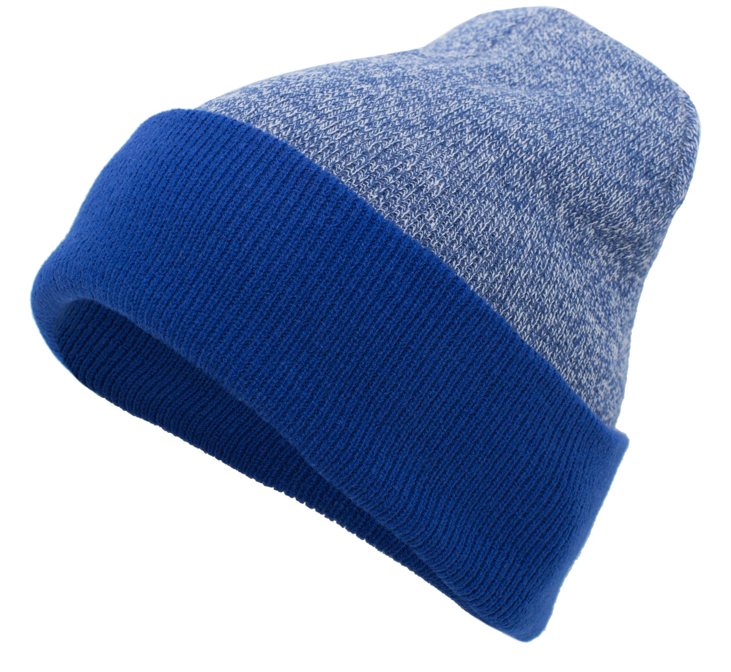 Heather Two-Tone Cuff Beanie 651K