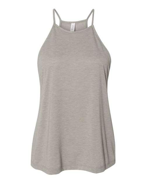 BELLA + CANVAS Women's Flowy High-Neck Tank 8809 - Dresses Max