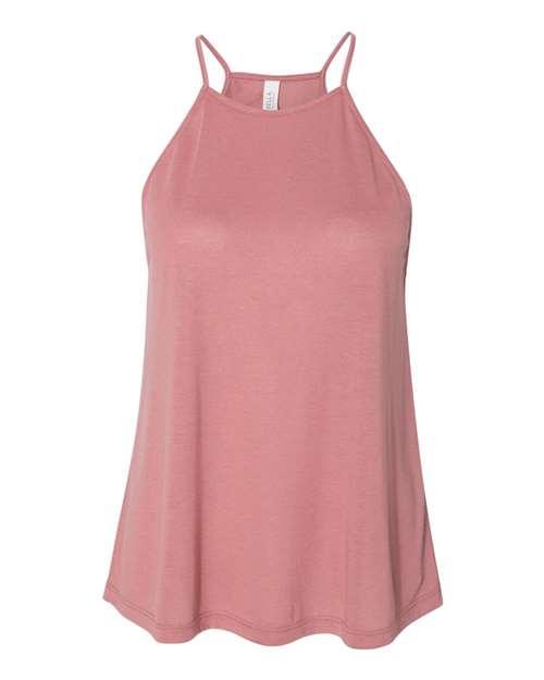 BELLA + CANVAS Women's Flowy High-Neck Tank 8809 - Dresses Max