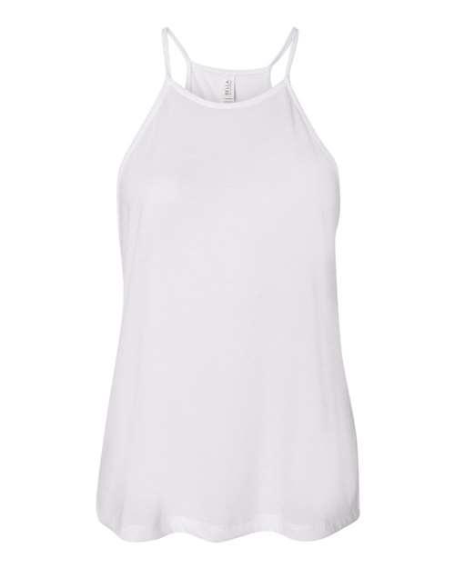 BELLA + CANVAS Women's Flowy High-Neck Tank 8809 - Dresses Max