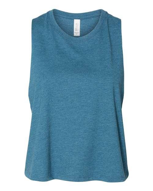 BELLA + CANVAS Women's Racerback Crop Tank 6682 - Dresses Max