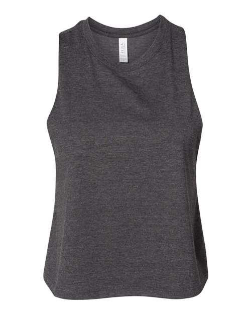 BELLA + CANVAS Women's Racerback Crop Tank 6682 - Dresses Max
