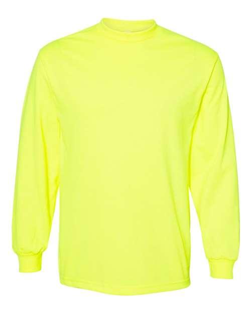 American Apparel Unisex Heavyweight Cotton Long Sleeve Tee 1304 - Dresses Max